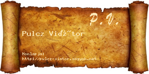 Pulcz Viátor névjegykártya